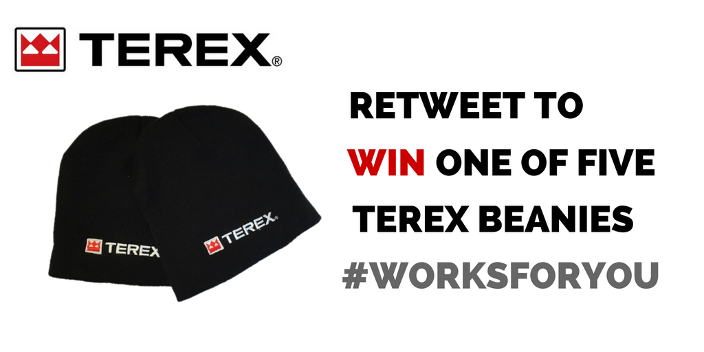 Mecalac_CE's tweet photo. Fancy winning one of these five Terex beanies to keep you warm on site this winter? Simply retweet to be in with a chance! https://t.co/imQMtnP5sE