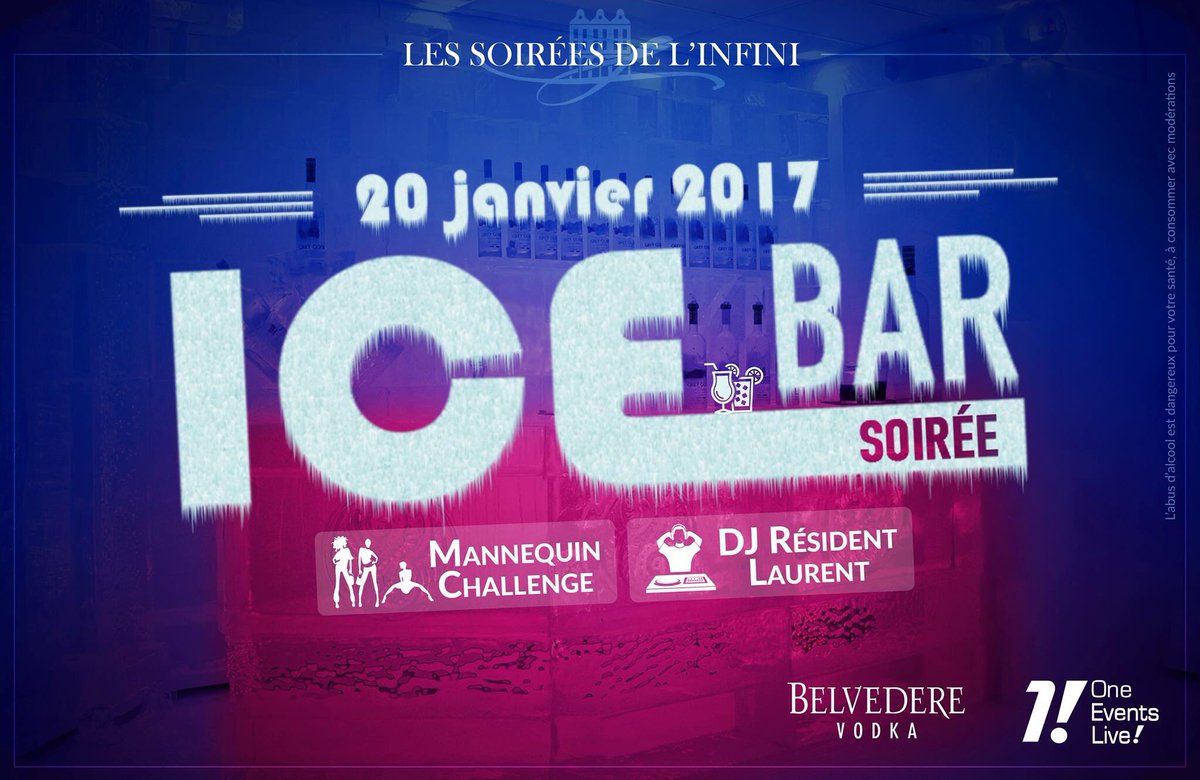 Ce soir Soirée Ice Bar 😎👯