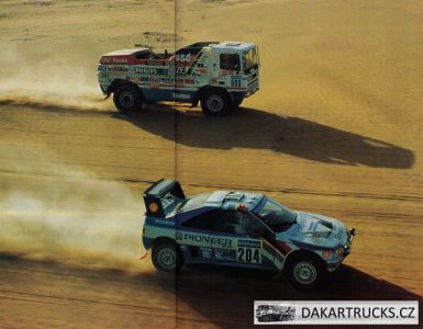 パリダカ名車図鑑] DAF ターボツイン オランダの運送会社デロイの社長