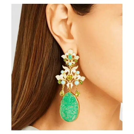 Turn heads when you adorn these glorious beauties from our shop Dhara Art  ! Visit shopo.in/dharaparekh
#Shopoholic #Earrings #Shopotime