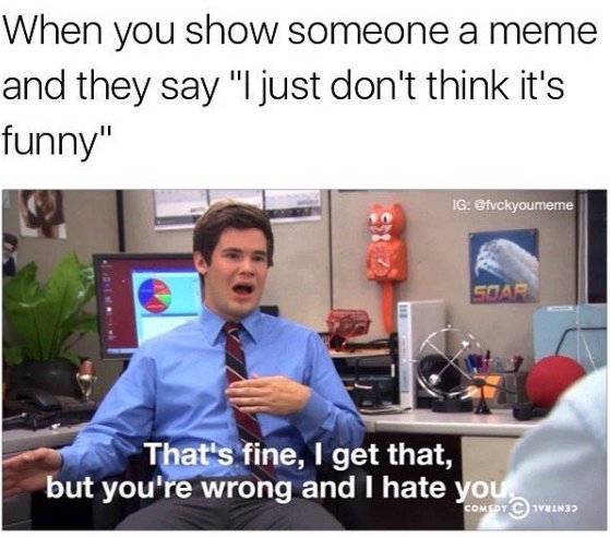 ladbible's tweet photo. When you show someone a meme  (instagram/fvckyoumeme) https://t.co/2r8vHvq2Z8