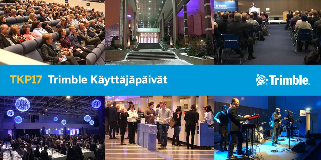TrimbleUtility's tweet photo. Kiitos kaikille käyttäjäpäivien #TKP17 osallistujille ja esiintyjille mielenkiintoisista puheenvuoroista! Ensi vuonna Jyväskylä ja #TKP18. https://t.co/RcUdcb3gLn