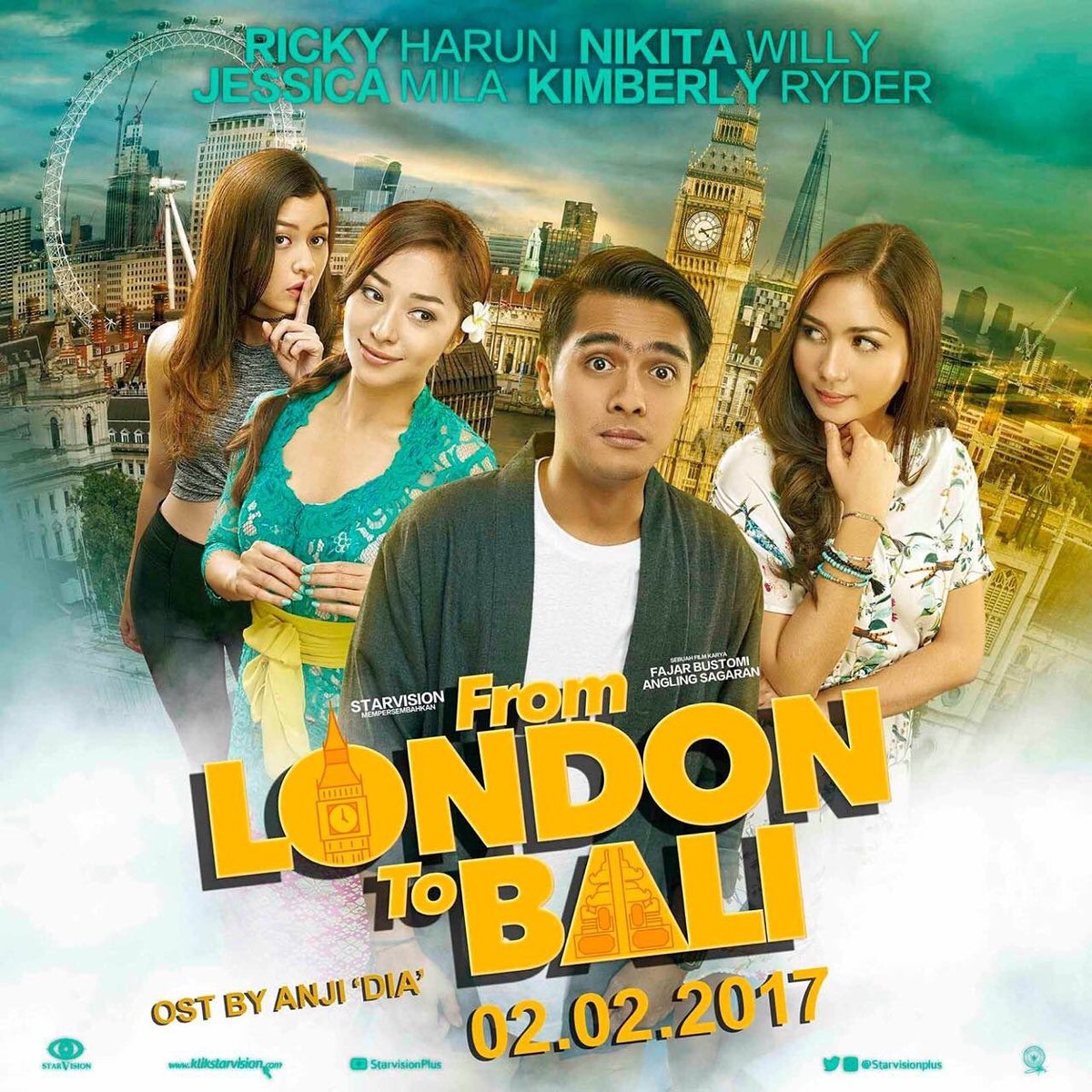 fadmulia's tweet photo. @_gudangfilm @Starvisionplus #FLTBkuis 
Nama 2 sutrada dalam film "From London To Bali" yaitu
- angling Sagaran
- Fajar Bustomi https://t.co/xBbqqQFuKE