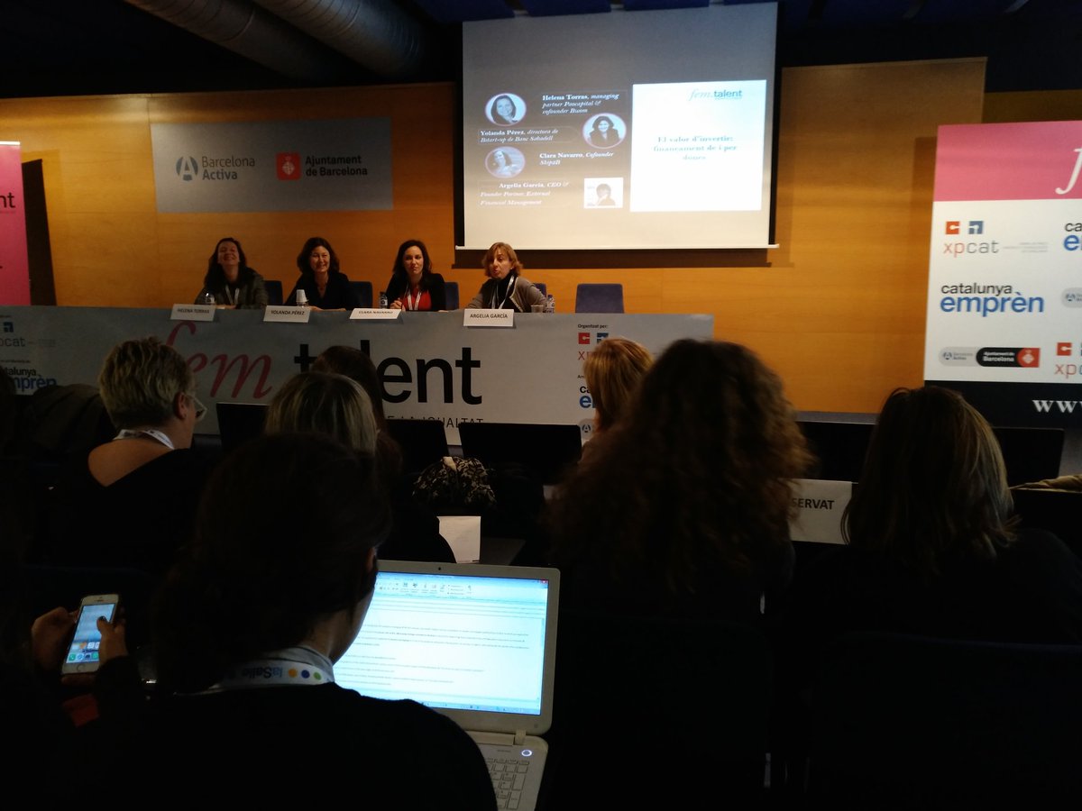 CeliaHil's tweet photo. És molt interessant #invertir en #StartUp i #Empreses liderades per #Dones @htorras @yolandapss @BStartup @Ship2B  #femtalent2017 https://t.co/LpudDJzb69
