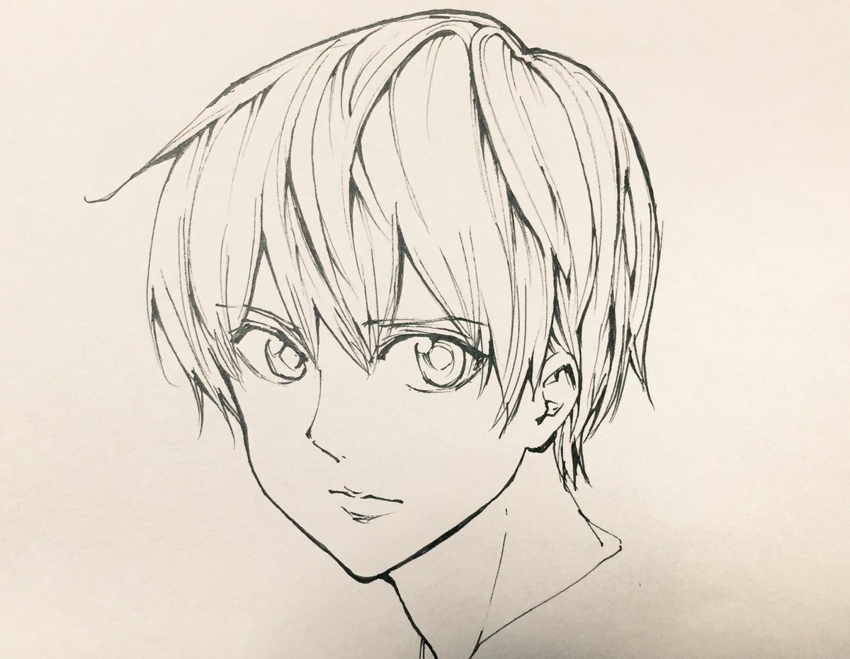 Twitter 上的 吉村拓也 イラスト講座 300rt 1000イイね ありがとうございます 美少年キャラの描き方 T Co Rqhxbk6bte Twitter