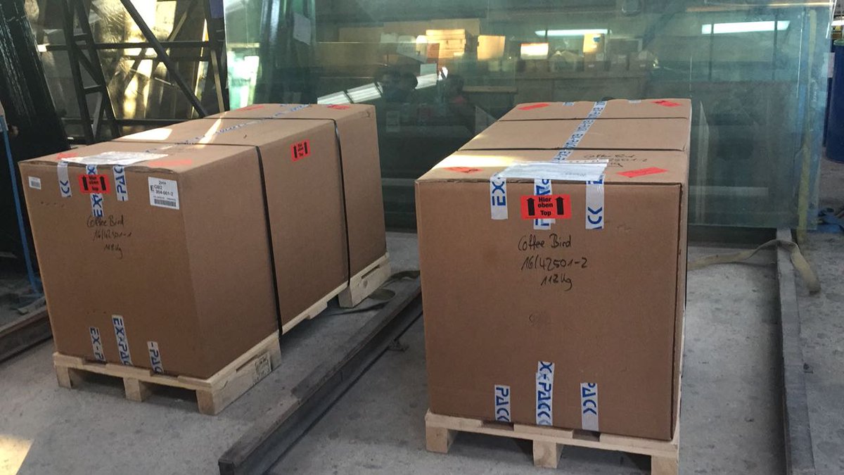 coffee_bird's tweet photo. Now this is a special delivery of new sample roasters from Germany. #probat #sampleroast #guatemala https://t.co/DbqbUJ8JIs