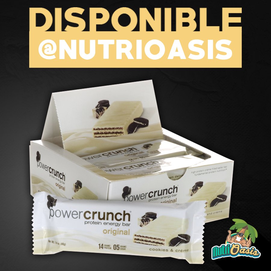 nutrioasis's tweet photo. Recarga tus energías con #Proteína de calidad envuelta en el sabor más irresistible que puedas imaginar con las Power Crunch. #NutriOasis https://t.co/WjGcfmYcyE