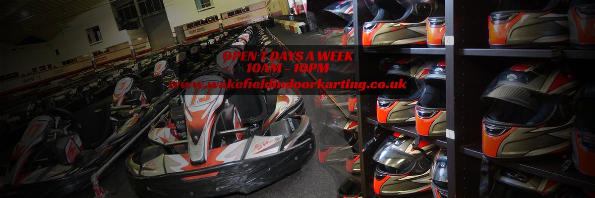 wakeykarting's tweet image. We're open a crazy 12 hours EACH DAY! 10-10 Mon-Fri.... Where's your excuse not to come now?! #Yorkshire #Wakefield #WakefieldIndoorKarting