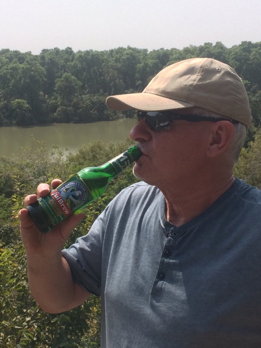 BushmanQPR's tweet photo. Having a #julbrew 🍺then being evacuated from the #Gambia yesterday and a civilised pint of #buttybach 🍺back in #Herefordshire today👍 https://t.co/kT3b3ezOdJ