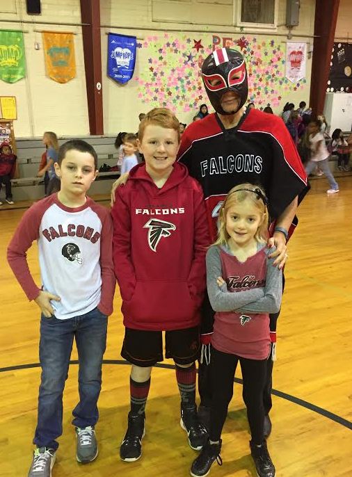 Oak Grove Eagles say RISE UP, ATLANTA FALCONS!
<a href="/CherokeeSchools/">Cherokee Co. Schools</a>  #RISEUP