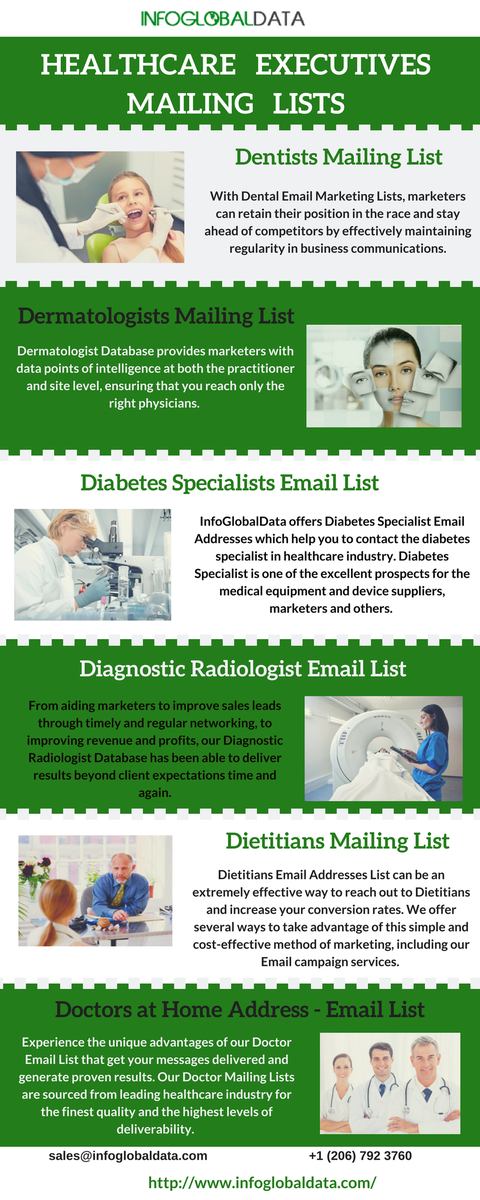 TopB2BLeads's tweet photo. Healthcare Email Lists from InfoGlobalData is ideal to target Healthcare Professionals @ https://t.co/xxoE7kzure #salesleadsdatabase #b2b https://t.co/Cj8YuZDwIM