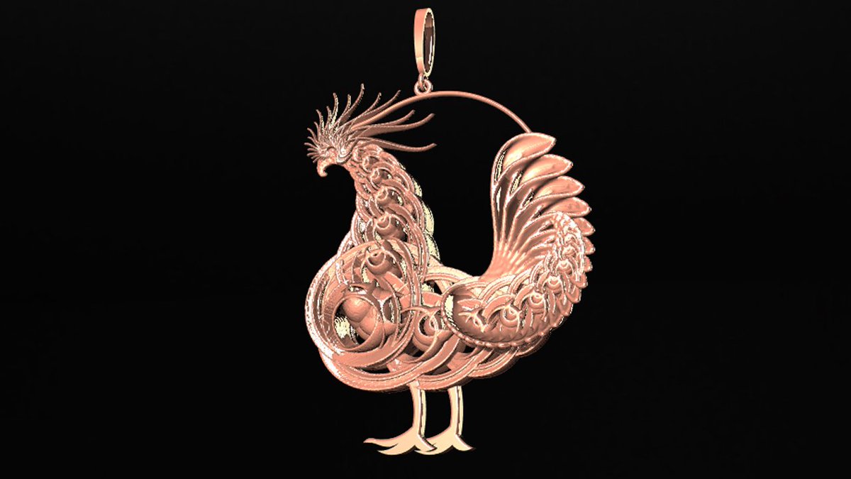 unellenu's tweet photo. Rooster design, Chinese New Year pendant on @Shapetizer https://t.co/39WQQ7MDLL #yearoftherooster #chinesenewyear #rooster #design #jewelry https://t.co/uampQy6T58