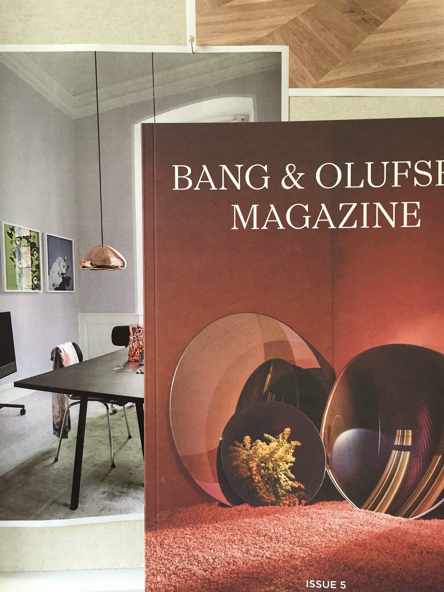 beovalencia's tweet photo. RT @BangOlufsen : New Magazine Issue 5 out now! Discover all the things about #BangOlufsen https://t.co/n2GJxTLcZi https://t.co/MmPndXseZD