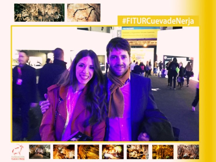 beLespino's tweet photo. Hoy trabajando en #FITUR2017 con @VictorMPortela, y de paso me llevo un viaje a Nerja! #FITURCuevasdeNerja https://t.co/lpgO5DdQHE