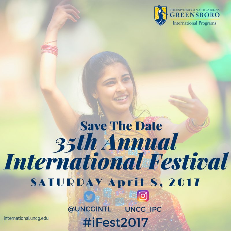 35th Annual I-Fest coming up Sat. April 8!  Want to perform or host a booth? Apply here! #ifest docs.google.com/a/uncg.edu/for…