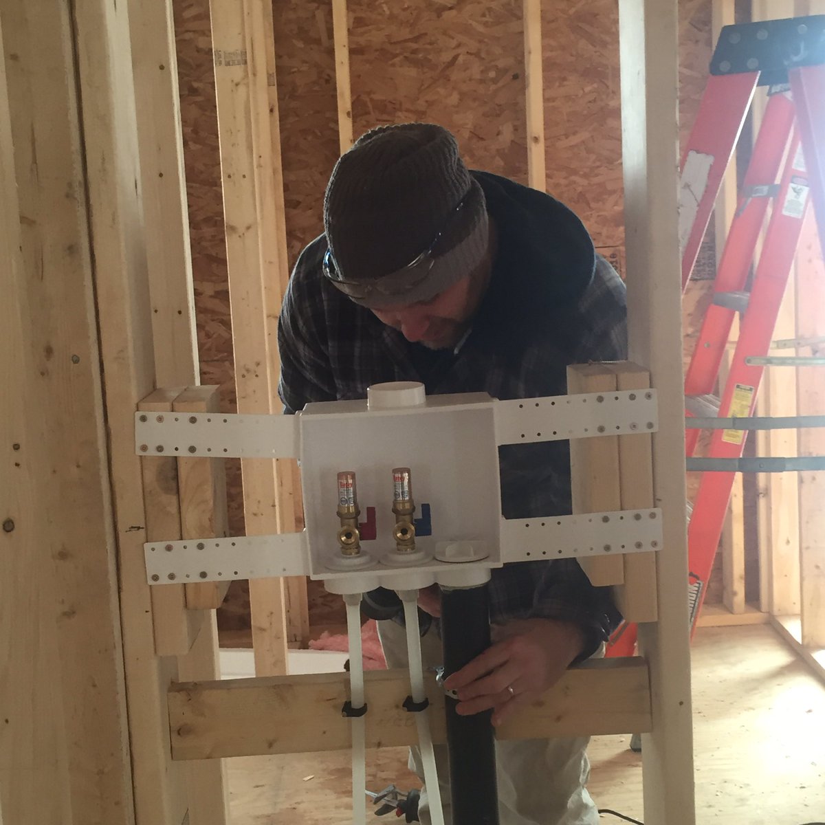 hollandcollege's tweet photo. Plumbing students from Georgetown working on a project at Waterfront Campus in Summerside. Working together to create great things! https://t.co/a3vDmTiErj