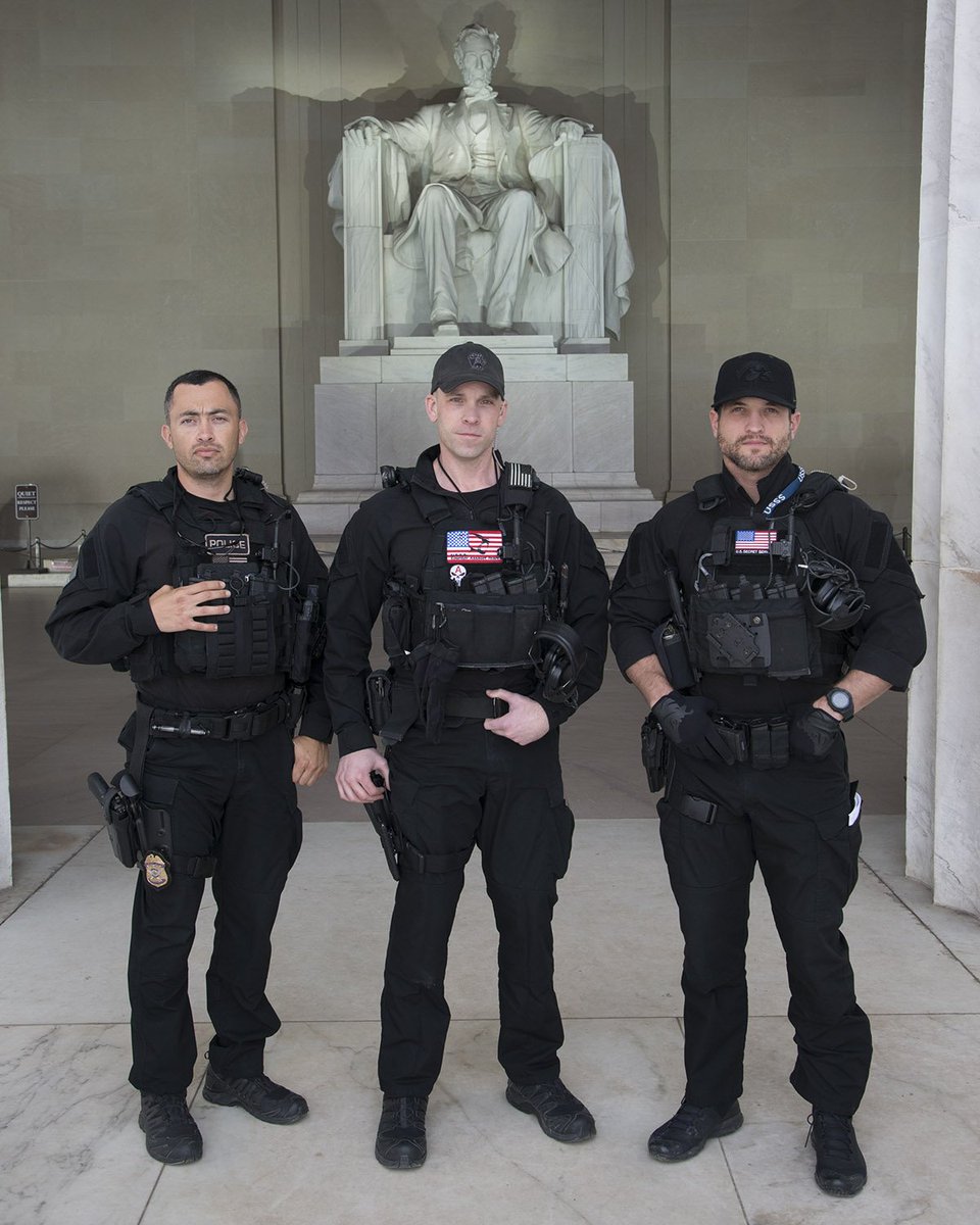 SecretService's tweet image. The men and women of Secret Service protecting the peaceful transfer of power and all those attending with measures both seen and unseen.