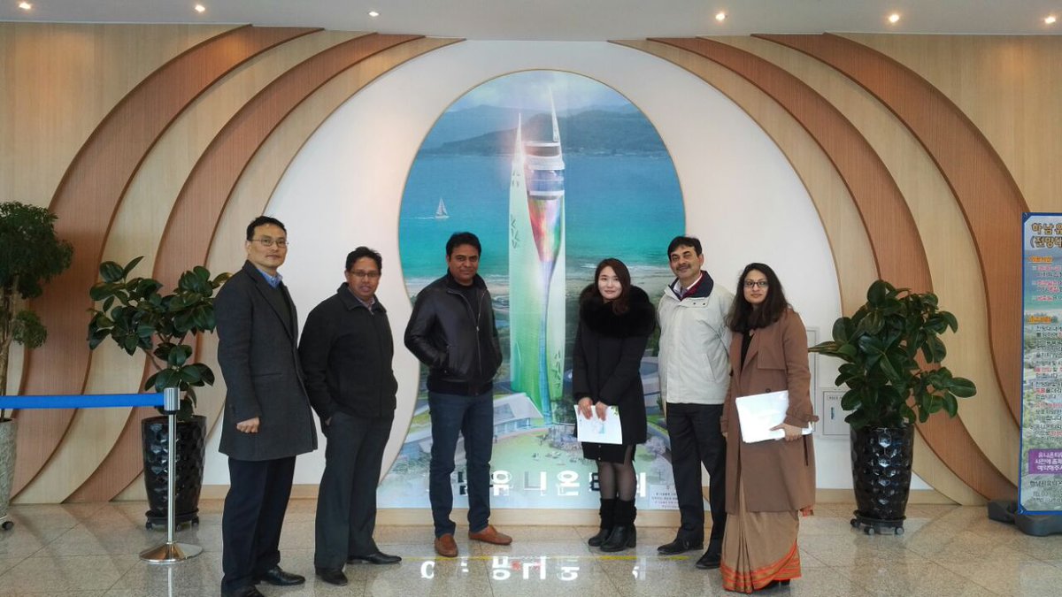 Telangana delegation led by Minister @KTRTRS visited the eco-friendly Center for Waste Management and Incinerator in Seoul, South Korea