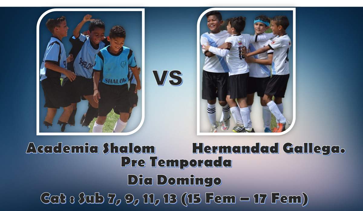 fcshalom2014's tweet photo. #PRETEMPORADA #CARABOBO #HGV @MunicipioSJ 
NOS VEMOS EN LA CANCHA ESTE DOMINGO!!! https://t.co/EXuv1J7FZD