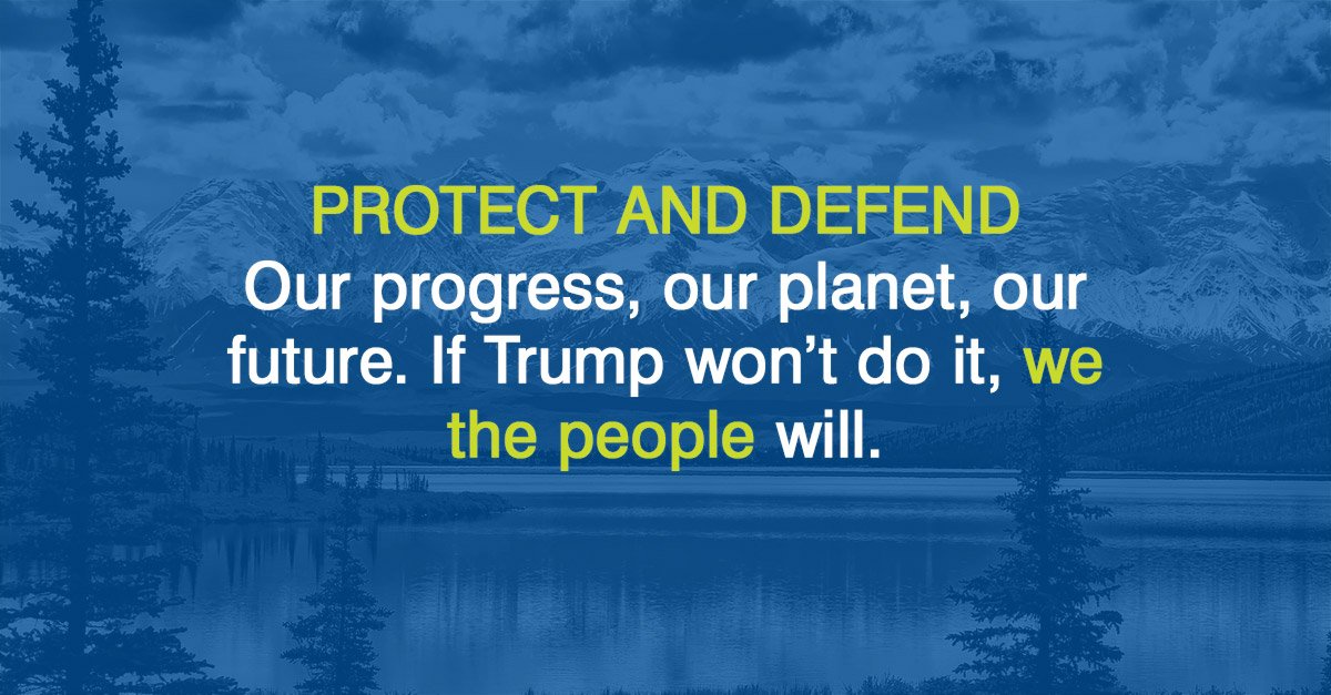 noblereaders's tweet photo. If Pres-Elect Trump won’t protect and defend clean air, water and our future - we the people will. #ProtectAndDefend https://t.co/l6rPeZF3a0 https://t.co/h03izzeyEZ