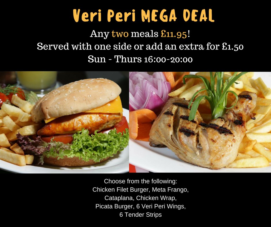 veriperiuk's tweet photo. Share the love! Our NEW MEGA DEAL includes two meals for just £11.95! #Bradford #VeriPeri https://t.co/Fkfo8M6W4G