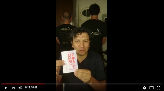 Horacio Videla nos invita a Memoria Escénica; Festival de 10 años de Teatroonirus en el Museo de la Memoria.goo.gl/oUQB4v