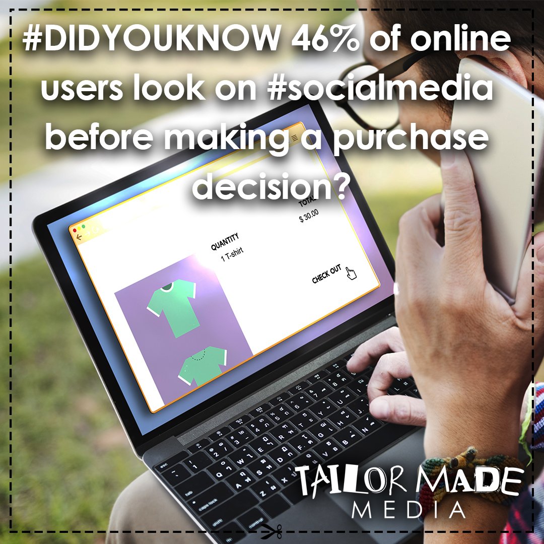 How is your social presence? Having an active profile is very important when it comes to #marketing