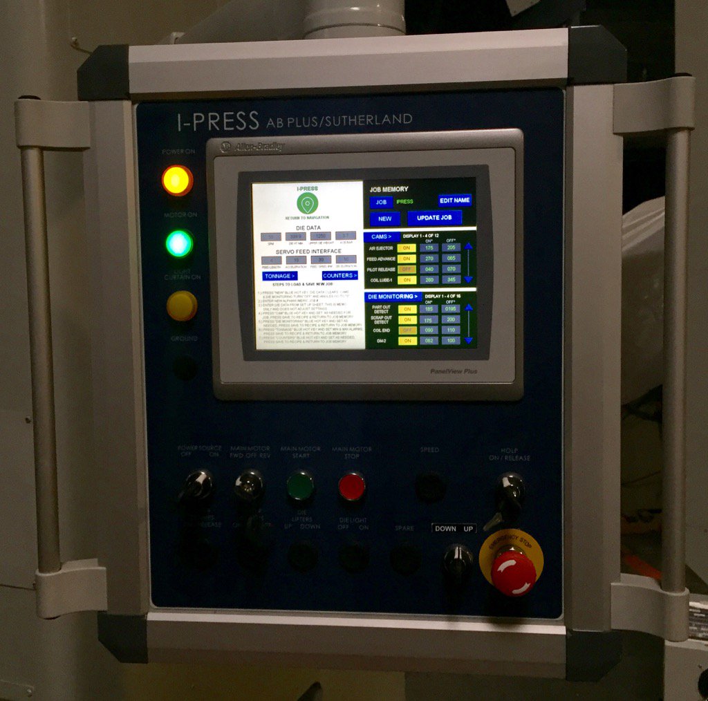 SutherlandPress's tweet photo. From the Shop Floor to the Top Floor with I-PRESS AB PLUS.#MetalStamping, #Sutherland, #Schuler, #AidaGlobal, https://t.co/3PraflKA0f