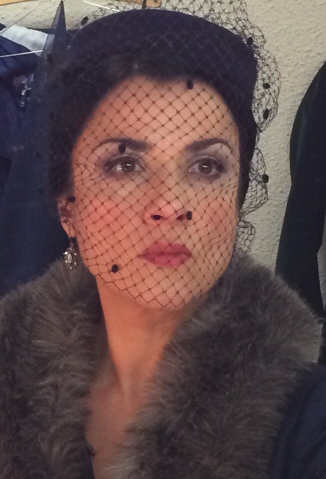 Amelia ready for the piano-dress of <a href="/BerloffaNicola/">nicola berloffa</a>'s wonderful production of Un Ballo in Maschera in Toulon