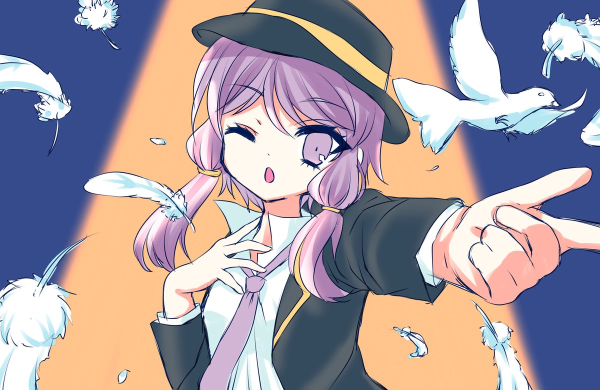 結月ゆかり 「お題:ライト  スポットライトをあびるマジシャンゆかりさん  #結月ゆかり深夜の」|hinao@C102 日曜日 東G37aのイラスト