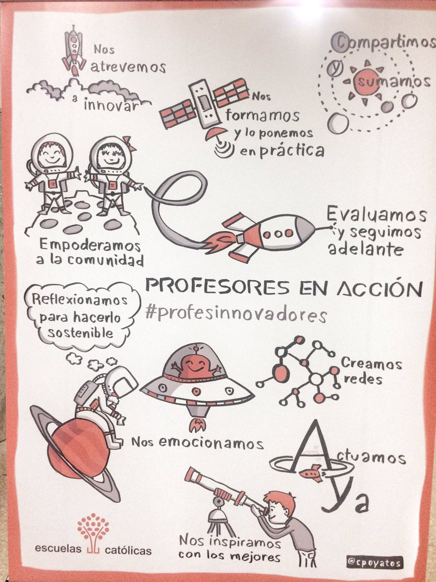 porlainnovacion's tweet photo. III promoción de "Profesores en acción" @ecatolicas #profesinnovadores ¡experiencias de aprendizaje para docentes y directivos! https://t.co/1EjXG1M4iz