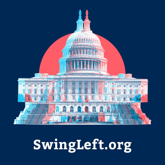 Don't despair. Mobilize. The work to swing the House left in 2018 begins NOW at swingleft.org. #SwingLeft #InaugurationDay #Resist