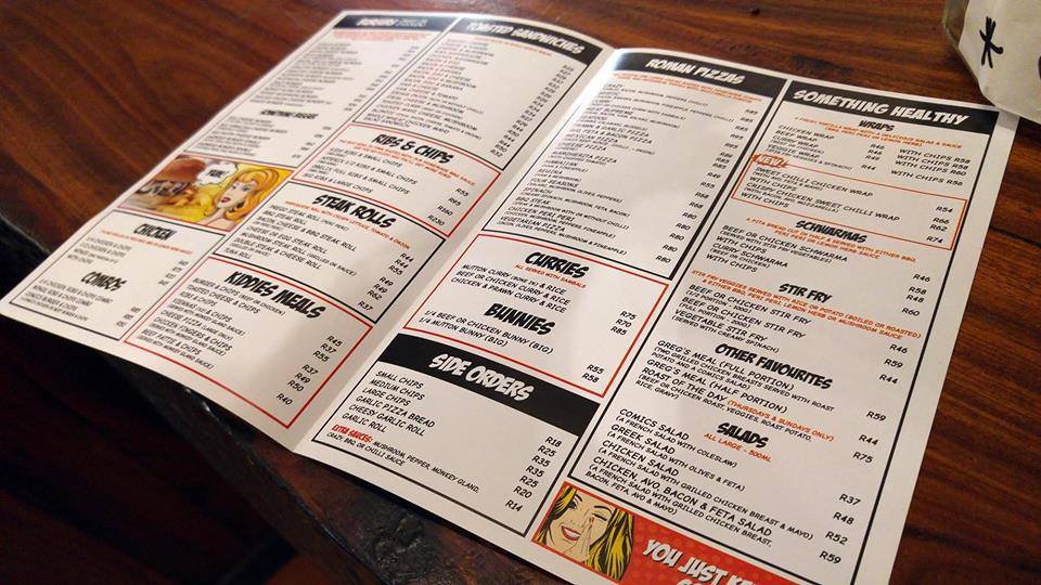 Comics Food Bar tweet media