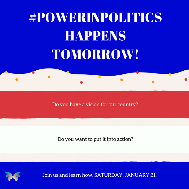 powerofawomanDC's tweet photo. Today is #InaugurationDay . Tomorrow is #PowerInPolitics. Join us. https://t.co/duWsbU0eqq #ThePowerOfAWomanSeries #GetUpStandUp #DC https://t.co/kIGEUeiHsN