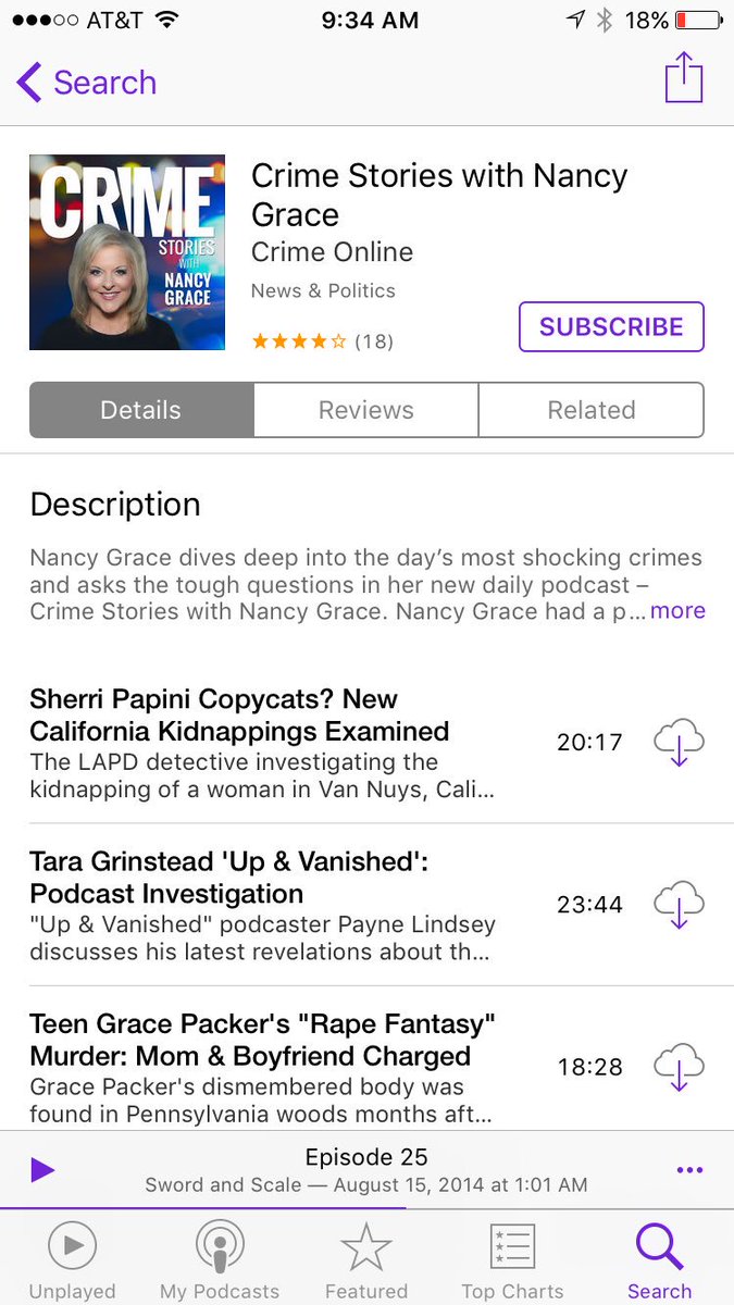 heregoesmuffin's tweet photo. @JennyMcCarthy @Lisser2 @RunningMan215 @molaikowski PSA: @NancyGrace has a podcast!!! @DonnieWahlberg https://t.co/mlV7FsZbip