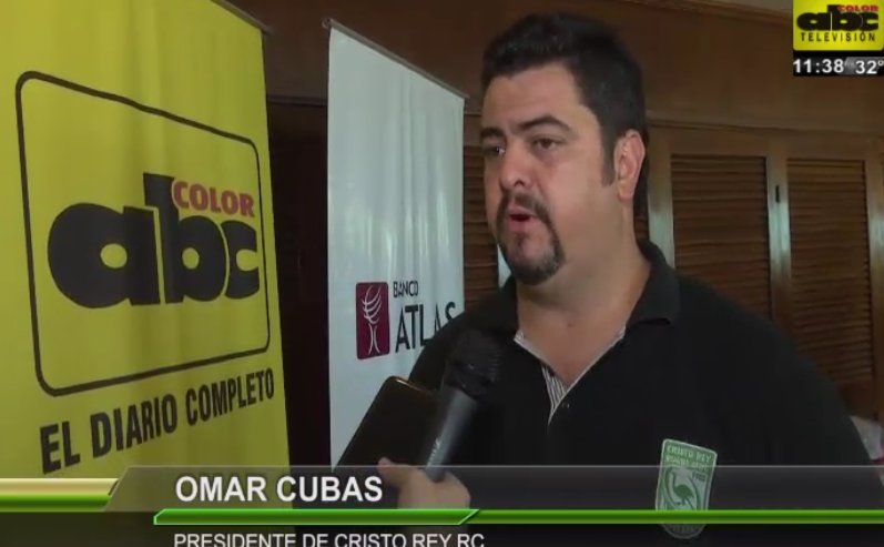 ABCTVpy's tweet photo. Nota con #OmarCubas - Presidente de Cristo Rey RC 🏉  #ABCPolideportivo - https://t.co/BhurY1rd7K https://t.co/i76UFwGbey