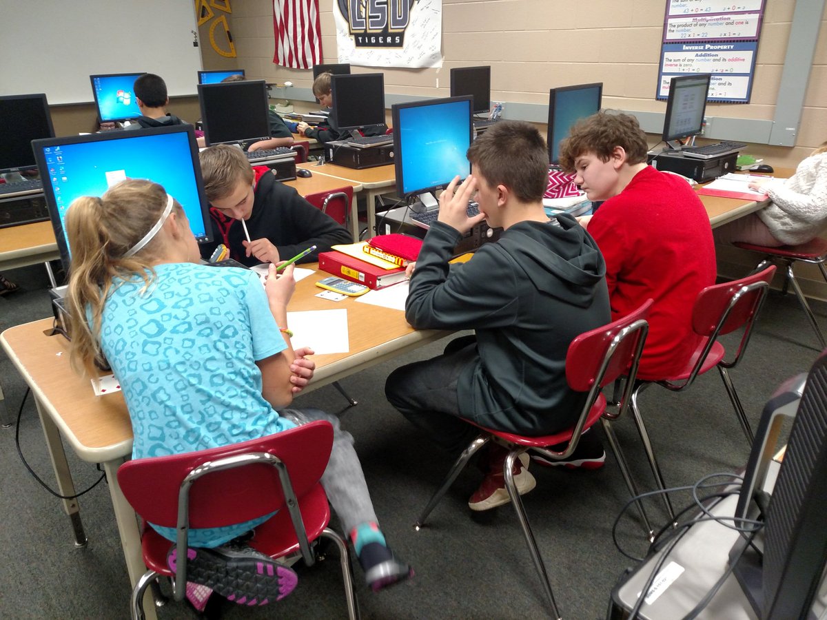 2nd Period working together adjusting recipes with rates &amp; proportions. #SDLearningtoLead