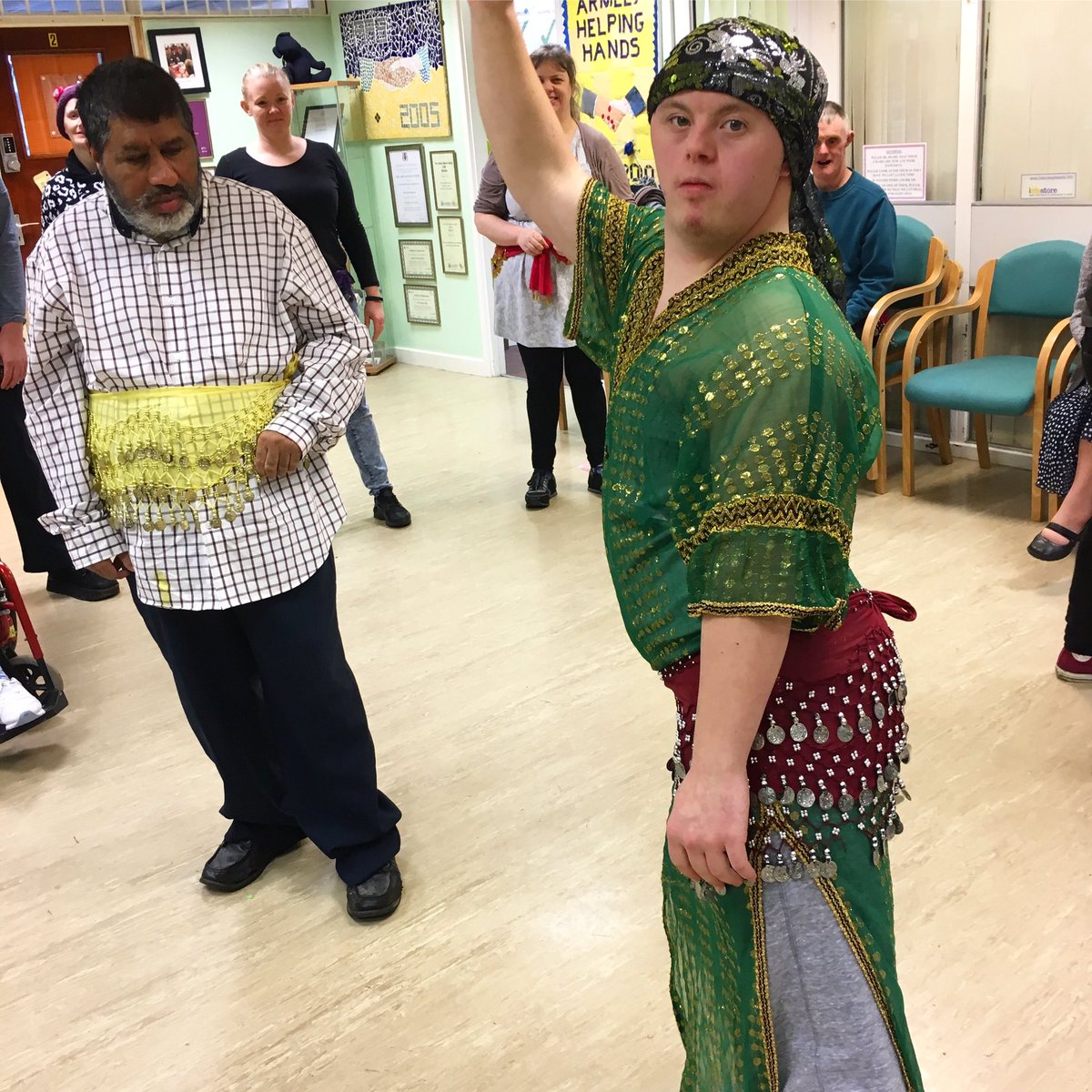 HelenaOrientale's tweet photo. @AspireCBS wonderful #bellydancing today! https://t.co/utq1OI71ce