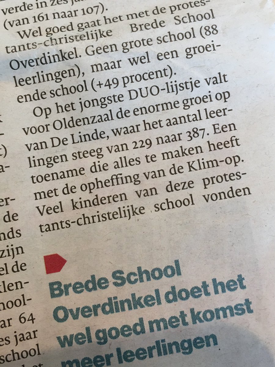 Dat we groter worden wisten we natuurlijk al wel, maar nu staat in de krant hoe bijzonder dat eigenlijk is! Link: tubantia.nl/regio/oldenzaa…