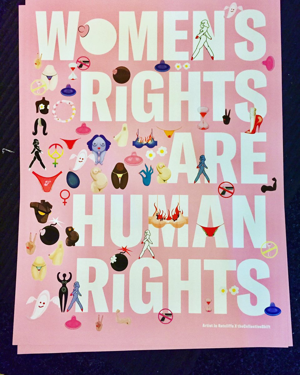 MellieMelNYC's tweet photo. Picked up my badass poster for tomorrow's #NYCWomensMarch! Thanks #JoRatcliffe &amp; #TheCollectiveShift! #💪🏽👊🏽#IStandWithPP #resist #lpjl https://t.co/iSEAPPFzpt