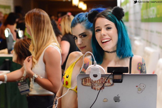 Best of day 2. At the #mfc booth. @c0rtanablue &amp; @kati3kitten https://t.co/tzXFMGO2Gj<a href="/tag/mfc"class="tags">#mfc</a><a class="tags" target="_blank" title="On Twitter" href="/?out=eyJ0eXAiOiJKV1QiLCJhbGciOiJIUzUxMiJ9.eyJpYXQiOjE3MjM5MjY5MDksImlzcyI6InR3cG9ybnN0YXJzLmNvbSIsIm5iZiI6MTcyMzkyNjkwOSwiZXhwIjoxNzU1NDYyOTA5LCJyZWRpcmVjdF91cmwiOiJodHRwczovL3R3aXR0ZXIuY29tL2MwcnRhbmFibHVlIn0.3NPmARQGeZQg9m-OynRwdMsdOjsPZaHdjQvv2Pbpw8NrdE4E6Hz4u7YkurZXqD5tM1spZtSj8lmqhvzC2XD0mA">@c0rtanablue</a>