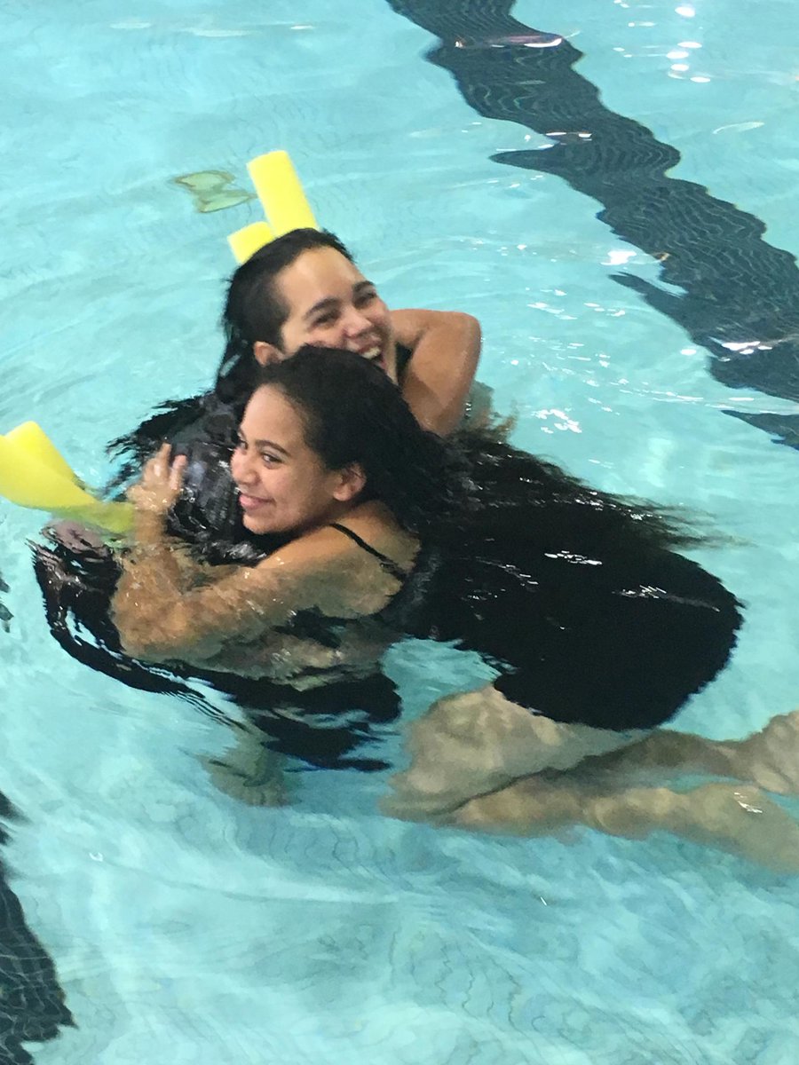 IBX's tweet image. What’s better than overcoming a fear? Hugs from those who love you and are so proud! Congrats @csharpe_c! @luanncahn #FearlessFirsts