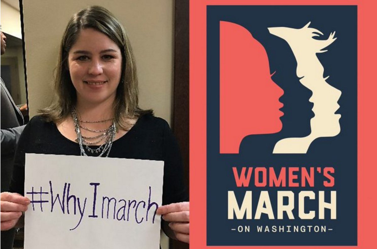 Evvie Harmon, a 2012 grad, is a co-founder and global coordinator for the Women’s March on Washington. today.cofc.edu/2017/01/20/cof…