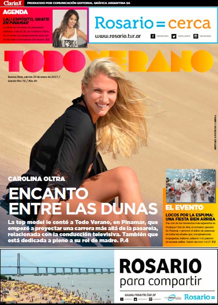 Tapa de <a href="/TodoVerano/">Todo Verano</a> de hoy con <a href="/caro_oltra/">ᴄᴀʀᴏʟɪɴᴀ ᴏʟᴛʀᴀ</a> PH:  <a href="/patriciowcabral/">Patricio Cabral</a>