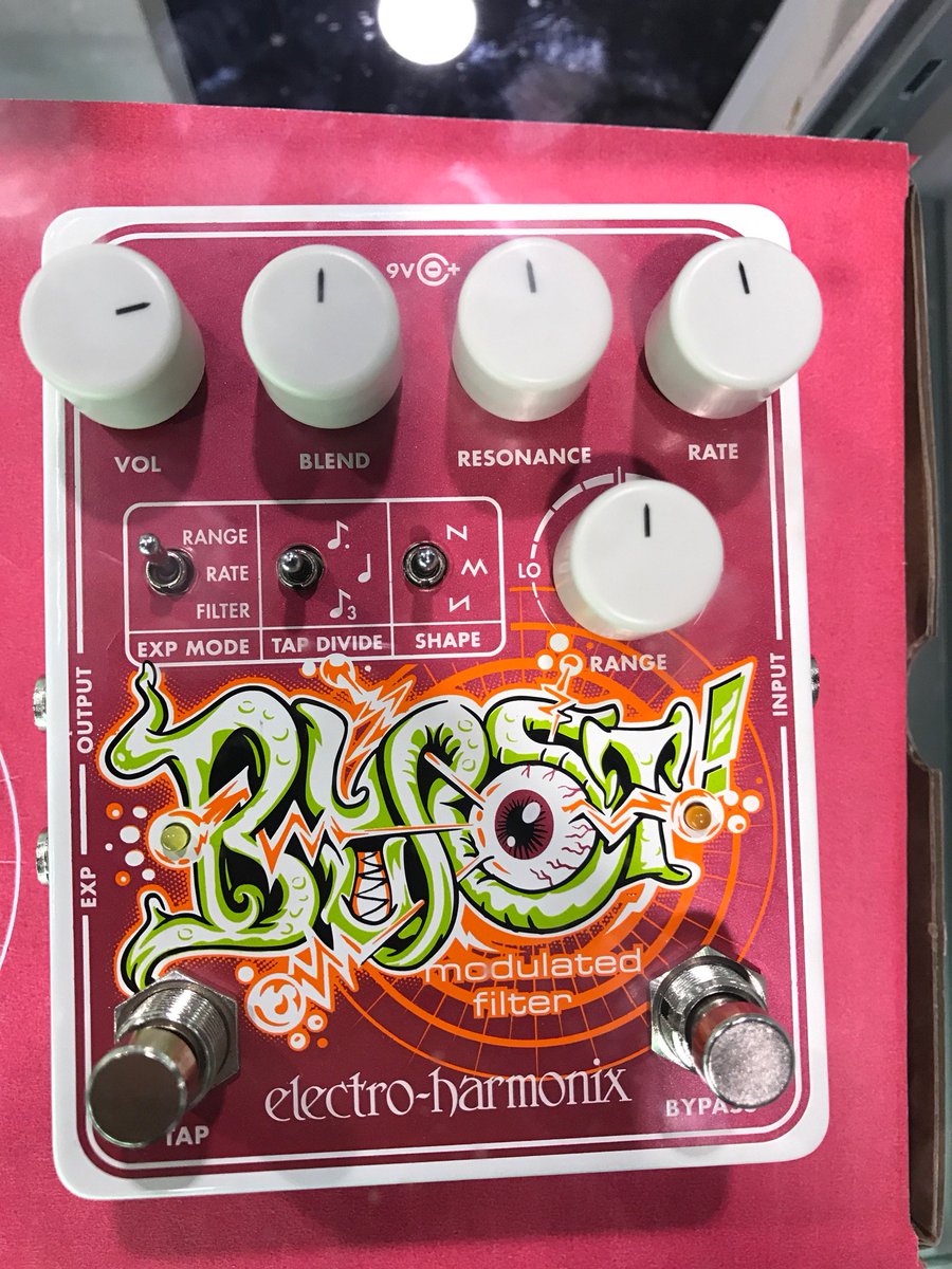 ChicagoMusicEx's tweet photo. Presenting the @EarthQuakerDev  Devices  Blurst Modulated Filter #pedal—coming soon to #chicagomusicexchange!  #nammshow #guitars #gear https://t.co/Ws7mxKOays