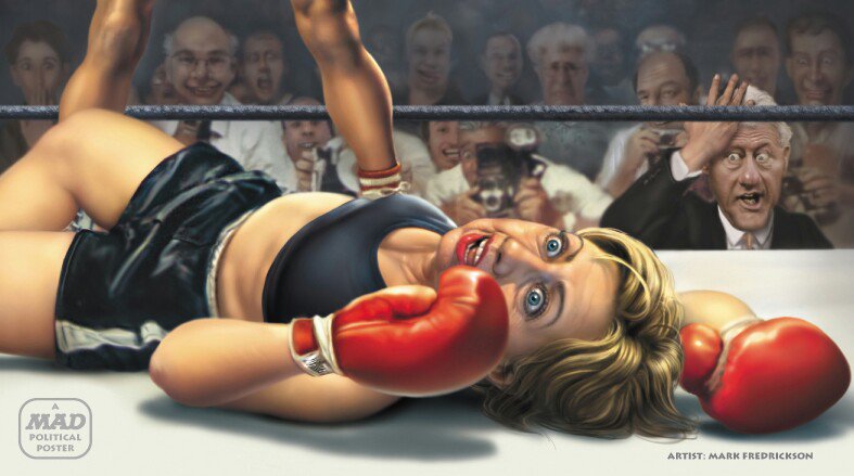 bookwormindeed's tweet photo. I would imagine Hillary Clinton is feeling a lot like Spider Rico today... https://t.co/WvtRa2Zy96