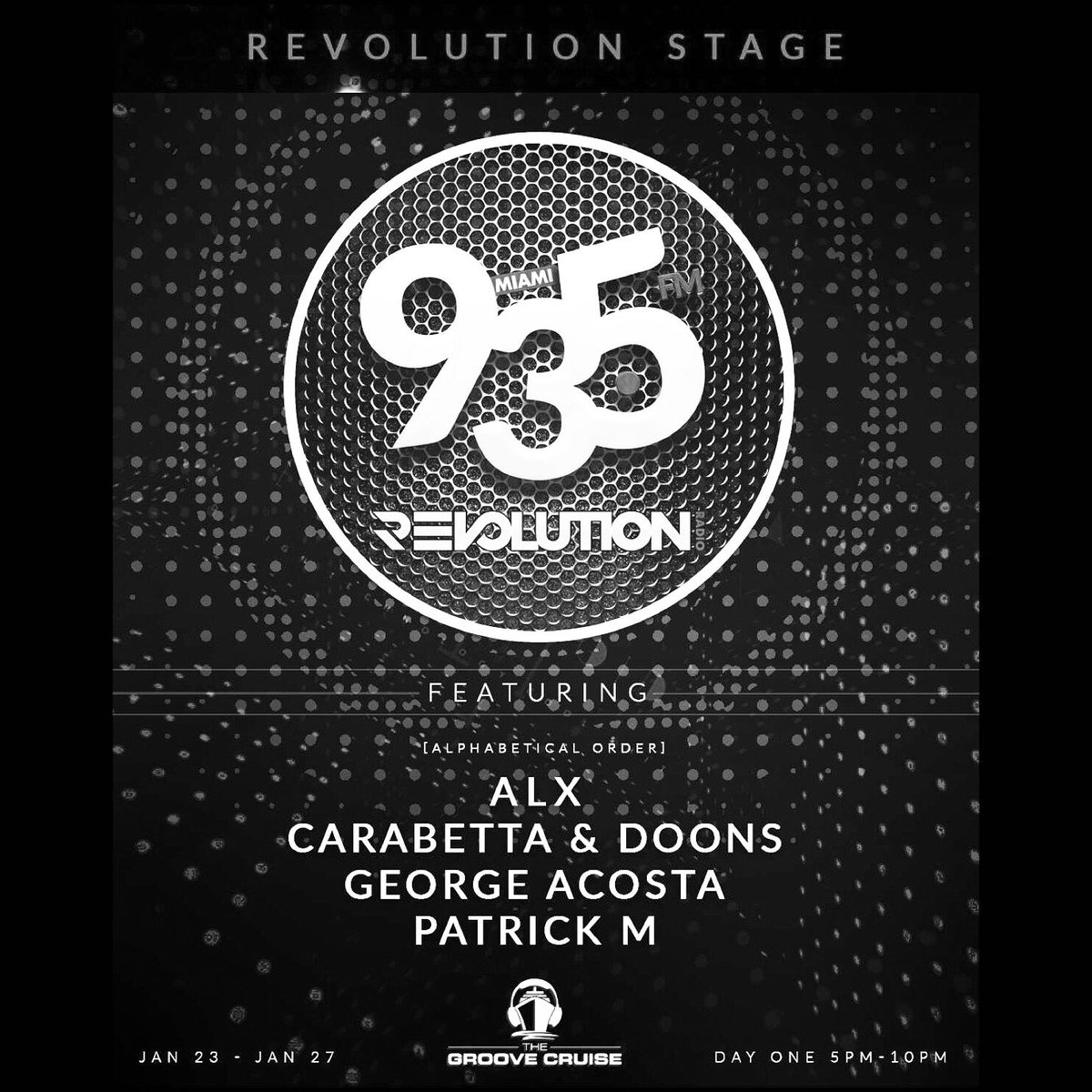 We set sail on Monday! <a href="/GrooveCruise/">Groove Cruise</a> with <a href="/ALXofc/">ALX</a> <a href="/carabettadoons/">Carabetta & Doons</a> <a href="/GeorgeAcosta/">George Acosta</a> <a href="/Djpatrickm/">Patrick M</a>! 
Thank you @revradiomiami