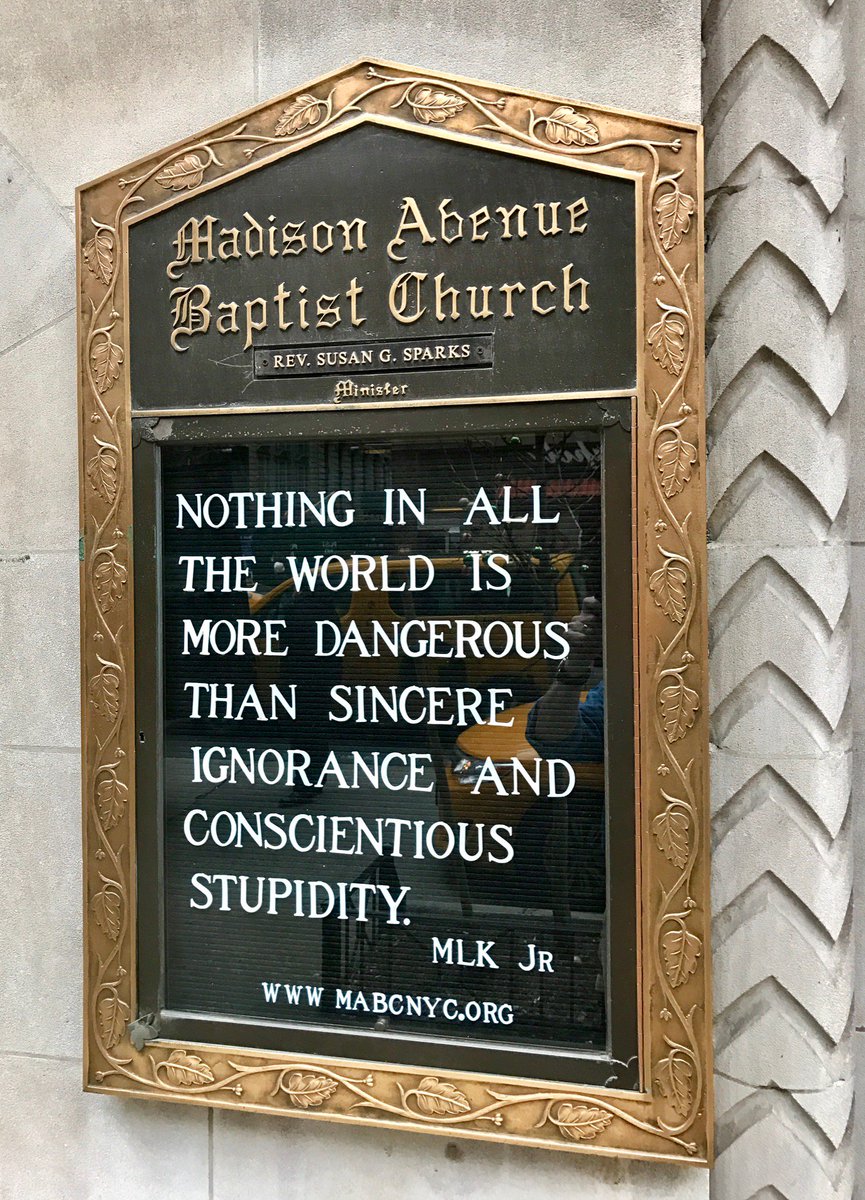 madavebaptist's tweet image. Check out this week's MABC sign on Madison Avenue!  #churchsigns