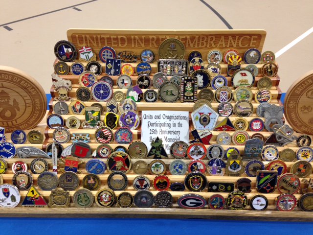 Remember to bring your coin to place on the coin rack. Let's make the 75th Anniversary the biggest coin participation ever!