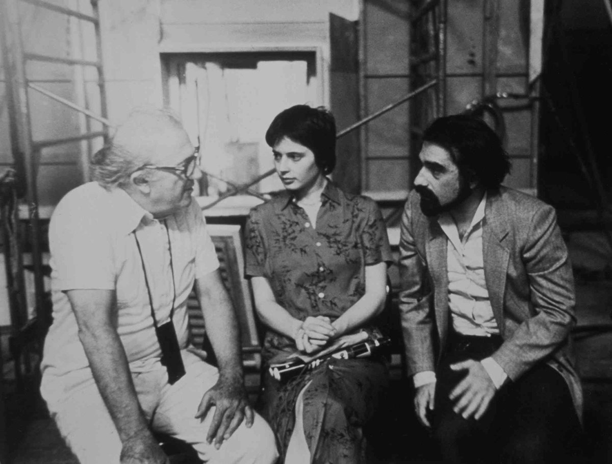 John Sant on Twitter: "📷 Federico Fellini with @IsaRossellini and Martin  Scorsese behind the scenes, c. 1980. #FedericoFellini #MartinScorsese  #IsabellaRossellini… https://t.co/Go7x3rp322"